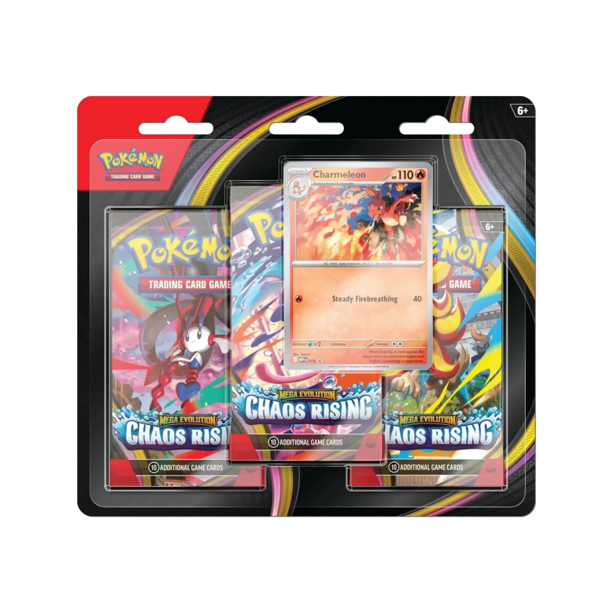 Pokémon Chaos Rising 3-pack Blister