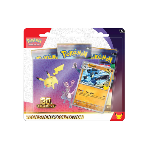 Pokémon 30th Celebration Tech Sticker Collection